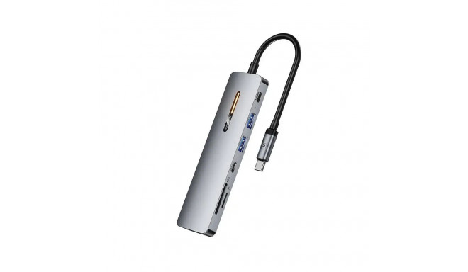 Toocki Docking Station Type-C 7in1 (Grey)