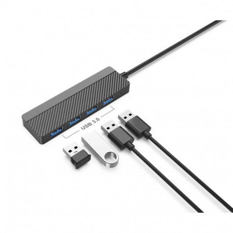 EGA H2 USB-C to 4 x USB 3.0 splitter 5 Gbps black (EU Blister)