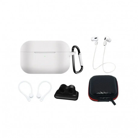 Fusion Set silicone case | ear hook | neck strap | watch strap holder | carabiner for Apple Airpods 
