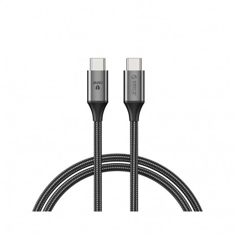 Orico CDX-100CC-BK-BP-IP data transfer and charging cable | USB-C to USB-C | 100W | 1m | black