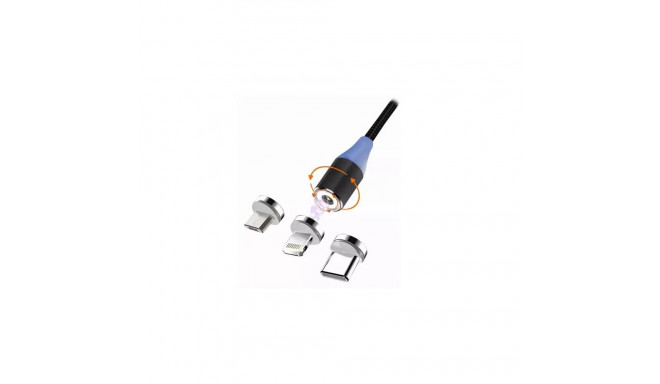Msonic MLU651 3-in-1 data transfer and charging cable | USB-A to Micro USB, USB-C, Lightning | 10W |