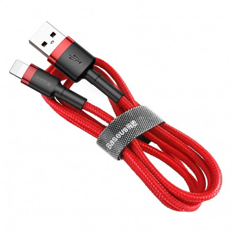 Baseus Cafule data transfer and charging cable | USB-A to Lightning | 12W | 0.5m | red