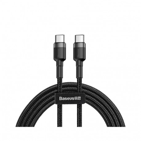 Baseus Halo andmeedastus- ja laadimiskaabel | USB-C - USB-C | 60W | 2m | must