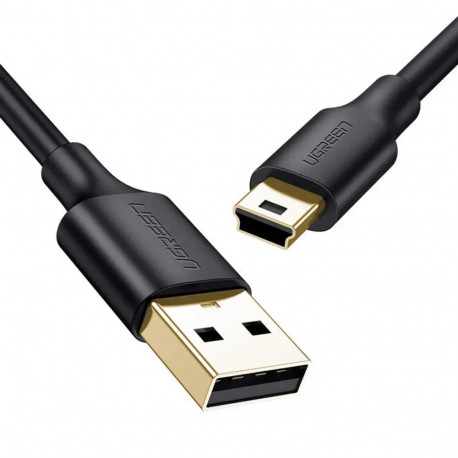 Ugreen 10355 data transfer and charging cable | USB-A to Mini USB | 1m | black
