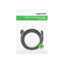 Ugreen 10355 data transfer and charging cable | USB-A to Mini USB | 1m | black