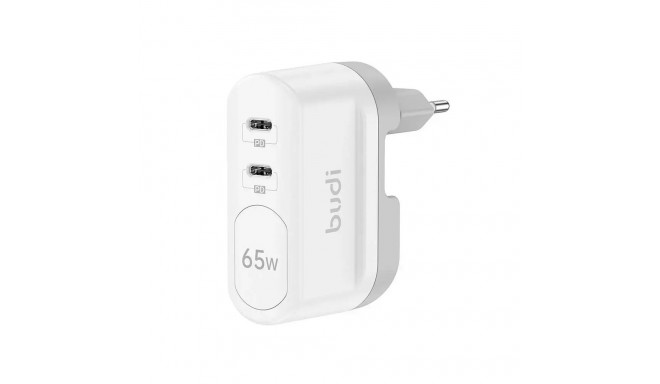 Budi travel charger | 65W | USB-C | white