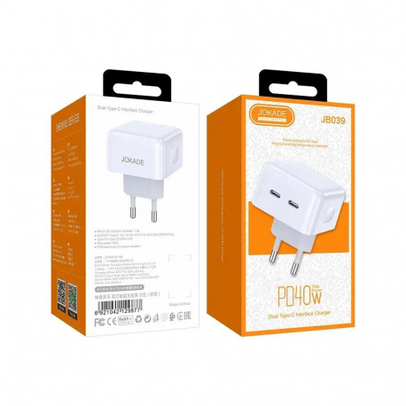 Jokade JB039 travel charger | 20W | PD | USB-C | white