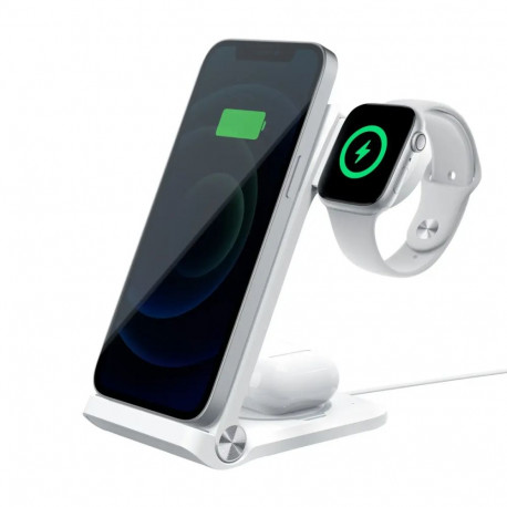 Nillkin PowerTrio 3-in-1 juhtmevaba laadija | Qi | 15W|valge