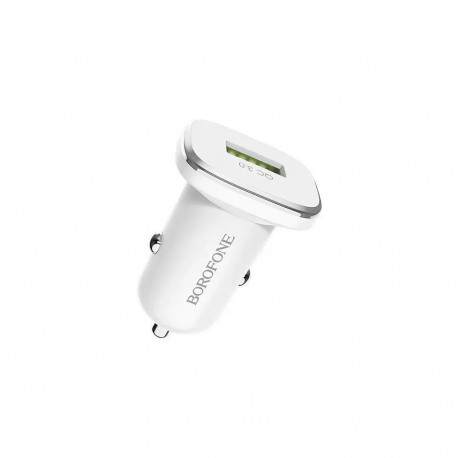 Borofone BZ12A car charger | 18W | QC | USB-A | white