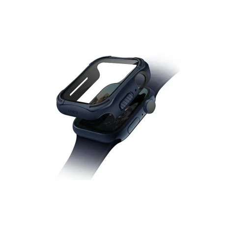 UNIQ Torres nutikella ümbris Apple Watch Series 4/5/6/SE (40 mm) jaoks | sisseehitatud klaasiga | si