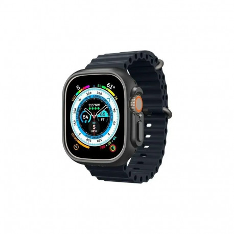 Spigen Thin Fit nutikella ümbris Apple Watch Ultra (49 mm) jaoks | must