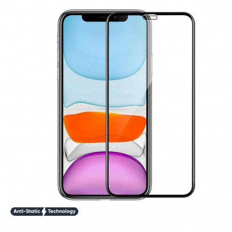 Fusion ESD 6D Anti-Static tempered glass for phone iPhone 14 black