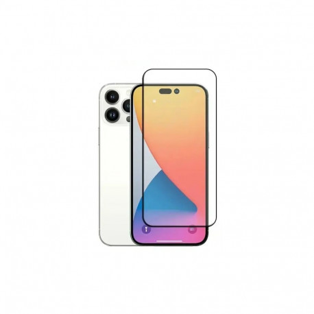 Fusion 5D full cover tempered glass for phone iPhone 14 Max | iPhone 14 Plus black