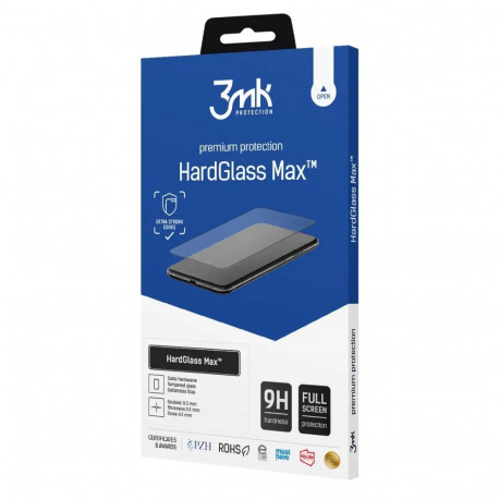 3mk HardGlass Max karastatud klaas telefonile Xiaomi 12 must