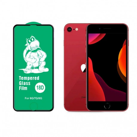 Fusion full cover tempered glass for phone iPhone 7 Plus | 8 Plus black
