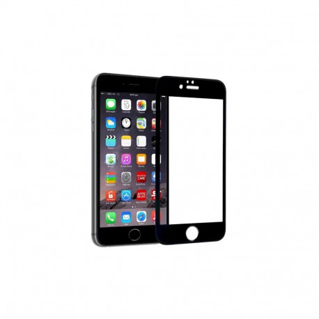 Fusion full cover tempered glass for phone iPhone 6 | iPhone 6S black