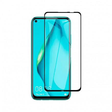 Fusion Full Glue 5D karastatud kaitseklaas telefonile Huawei P40 Lite paigaldusraamiga