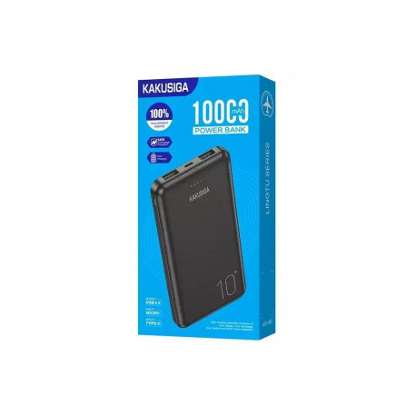 KAKUSIGA KSC-660 external battery (powerbank) | 10000 mAh | 12W | USB-A, Micro USB | black