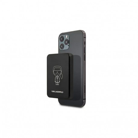 Karl Lagerfeld Ikonic Outline väline aku (powerbank) | 3000 mAh | 5W | USB-C, MagSafe | must