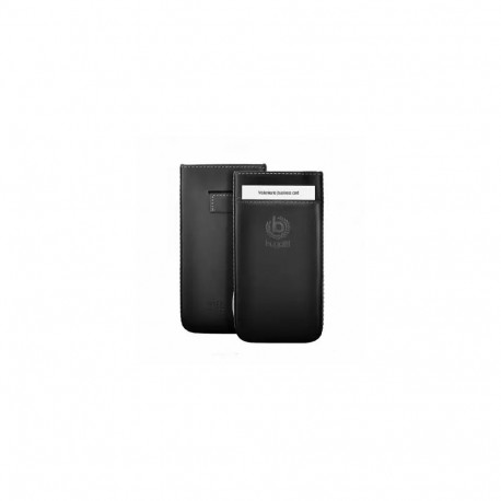 Bugatti PurePremium universal leather case for devices Samsung I9500 Galaxy S4 black