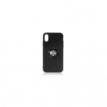 Fusion ring slicone case with magnet for Apple iPhone 12 Pro Max black