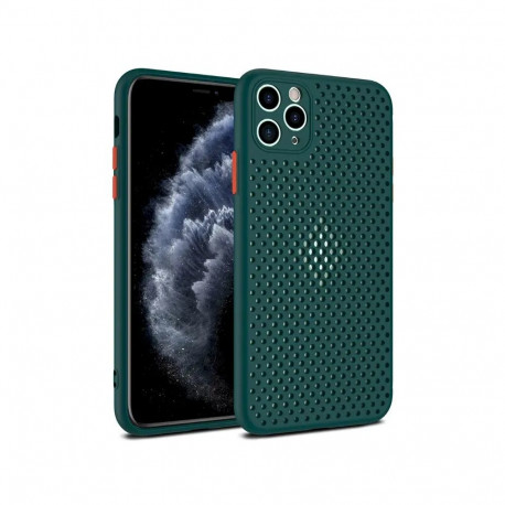 Fusion Breathe Case Silicone Case For Apple iPhone 12 Pro Max Green