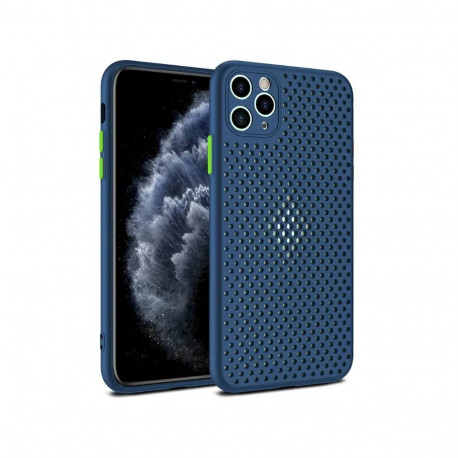 Fusion Breathe Case Silicone Case For Apple iPhone 12 Pro Max Blue