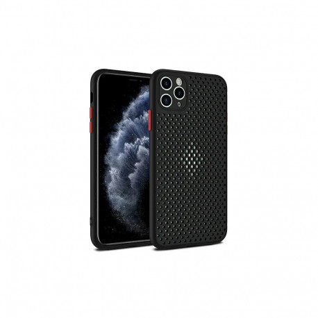 Fusion Breathe Case Silicone Case For Apple iPhone 12 Pro Max Black