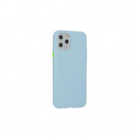Fusion Solid Case Silicone Case For Apple iPhone 12 Pro Max Light Blue
