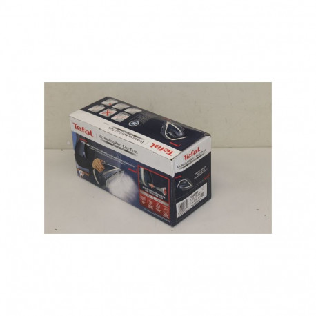 TEFAL SALE OUT. FV6830E0 Steam Iron, Water Tank 0.27 L, Countinuous Steam 50 g/min, Silver/Blue Stea