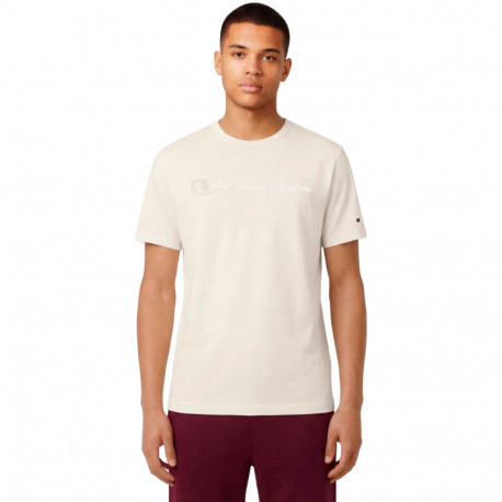 Champion meeste T-särk SS Tee 220273 YS084 S, kreemikas