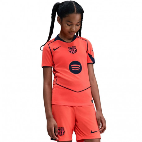 Nike laste jalgpallisärk FC Barcelona Stadium 2025/26 HM4122 855 S, oranž