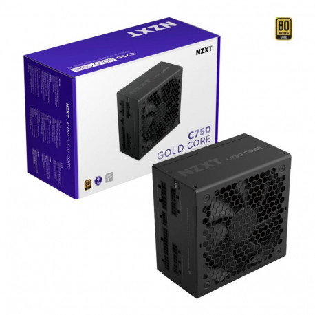 C750 GOLD CORE (schwarz, 1x 12-Pin High Power GPU, 3x PCIe, Kabel-Management, 750 Watt)