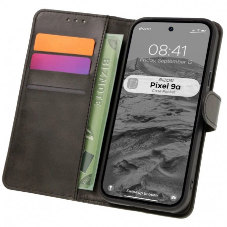Kaardivahega mobiiliümbris Bizon Pixel 9a Wallet Pocket must
