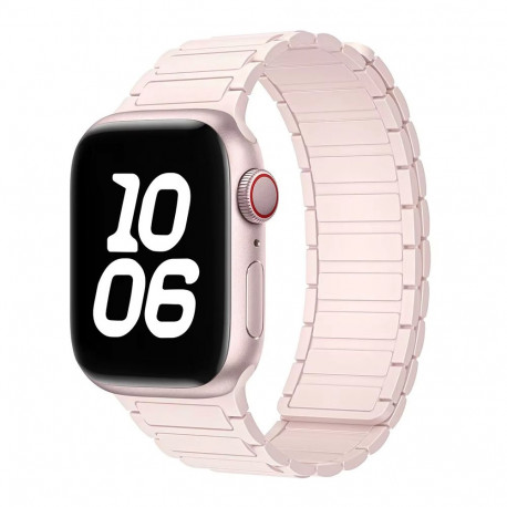 Kellarihm Trendybay Apple Watch 44/45/46/49mm Silikoon Magnet roosa