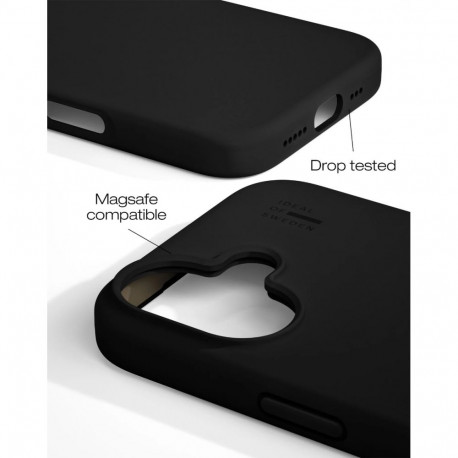 Mobiili tagakaas Ideal of Sweden iPhone 17 Magsafe Silikoon must