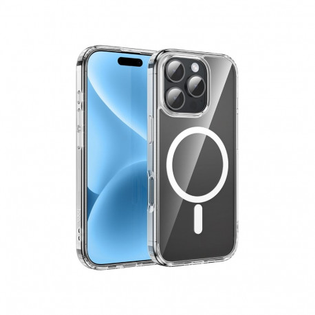Mobiili tagakaas Hoco iPhone 16 Pro Magsafe Airbag, läbipaistev