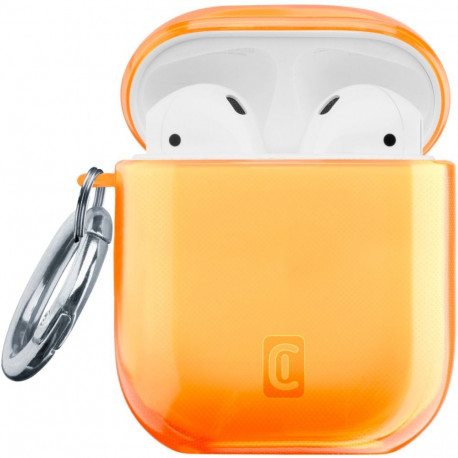Airpods laadimiskarbiümbris Cellular Line Fresh 1/2, oranž