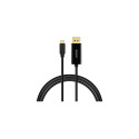 Savio CL-207 USB cable 2 m USB C Black