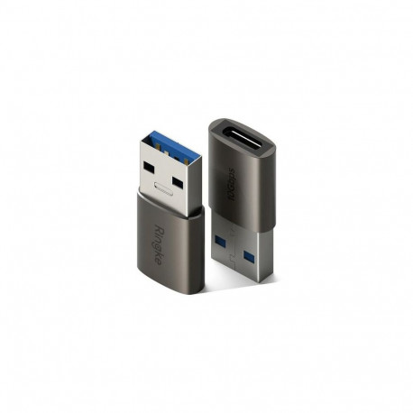 Ringke Converter USB Male To Type-C Female (2pcs) Gunmetal