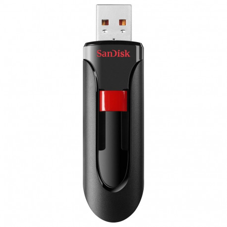 SanDisk mälupulk Cruzer Glide 128GB USB 2.0, must