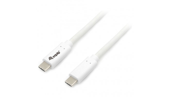 "Equip Kabel USB-C3.2->C Gen1 PD60W St/St 0.50m weiß"