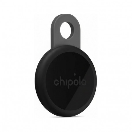 "Chipolo LOOP 4 Pack – Rechargeable tracking tag compatible with Apple Find My on iPhone (Charcoal)"