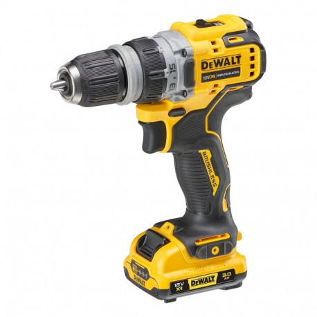 "DEWALT Akku-Bohrschrauber. 4 Köpfe. 12 Volt"