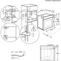 AEG OU5AB10CM Oven with pyrolysis
