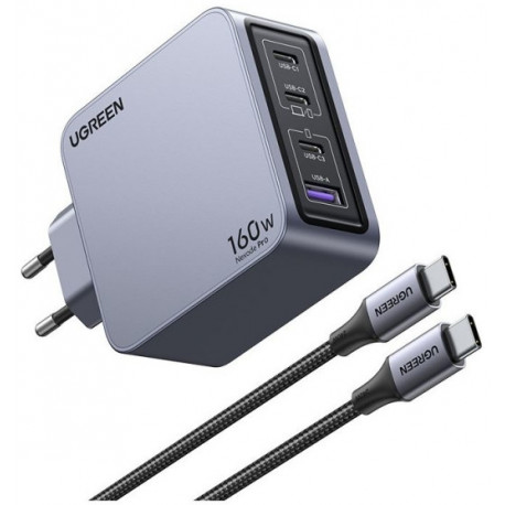 Ugreen USB laadija Nexode Pro GaN 160W