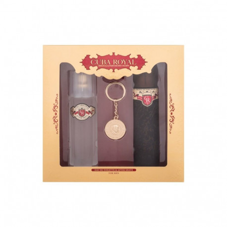 Cuba Royal Eau de Toilette (100ml) (Edt 100 ml + Aftershave Water 100 ml + Keyring)