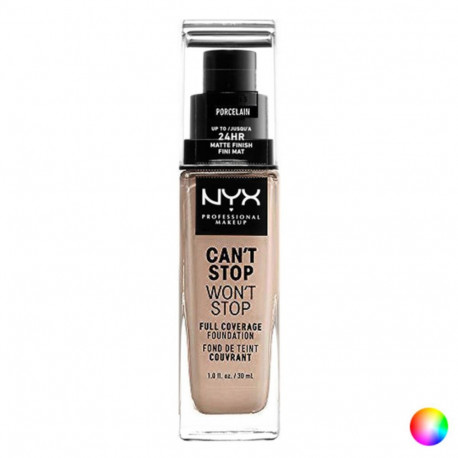Liquid Make Up Base Can't Stop Won't Stop NYX (30 ml) (30 ml) - light porcel