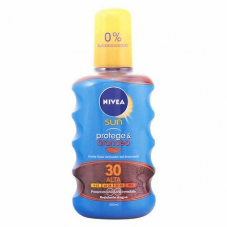 Päevitusõli Nivea Sun Broncea Spf 30 200 ml