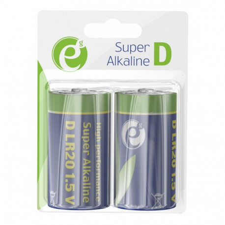 Alkaline battery LR20, 1.5V, 2 pieces